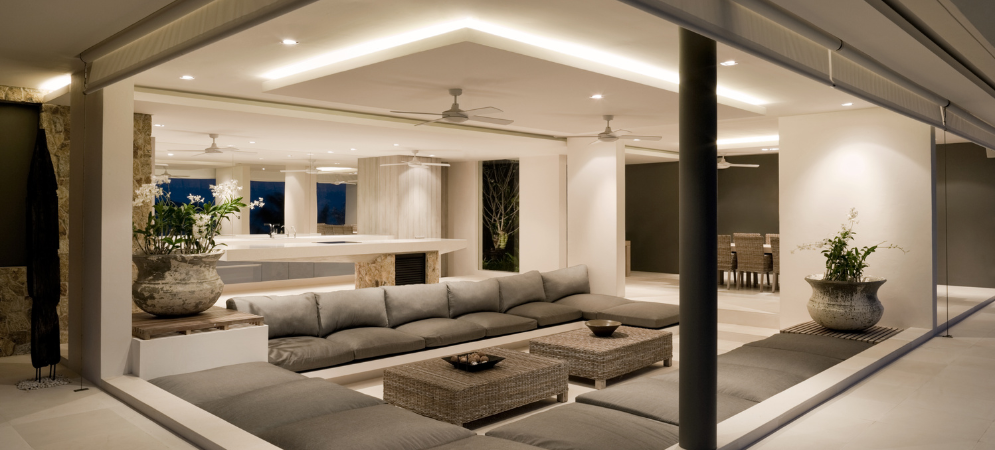 Stylish home renovated in Dubai featuring modern finishes, custom joinery, and ambient lighting by Deco Wood.
