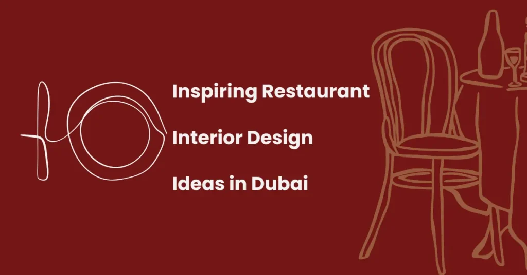 Stylish modern Dubai restaurant interior designed by Deco Wood Renovation